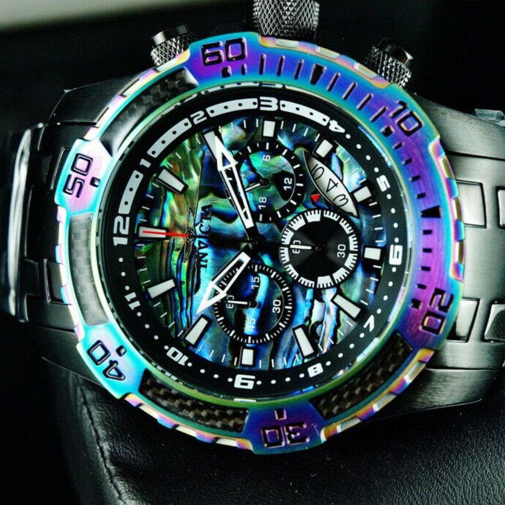 SALE! IRIDESCENT PRO DIVER 52MM!! MUST SEE! NIB!!